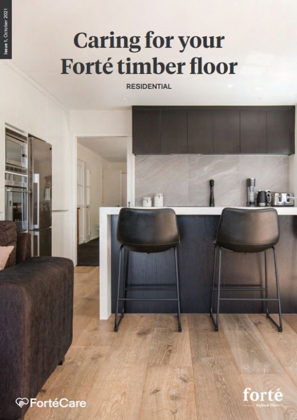 Caring For Your Forte Timber Floor - Residential