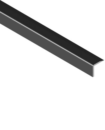 Black Anodised Aluminium Angle Trim 13mm
